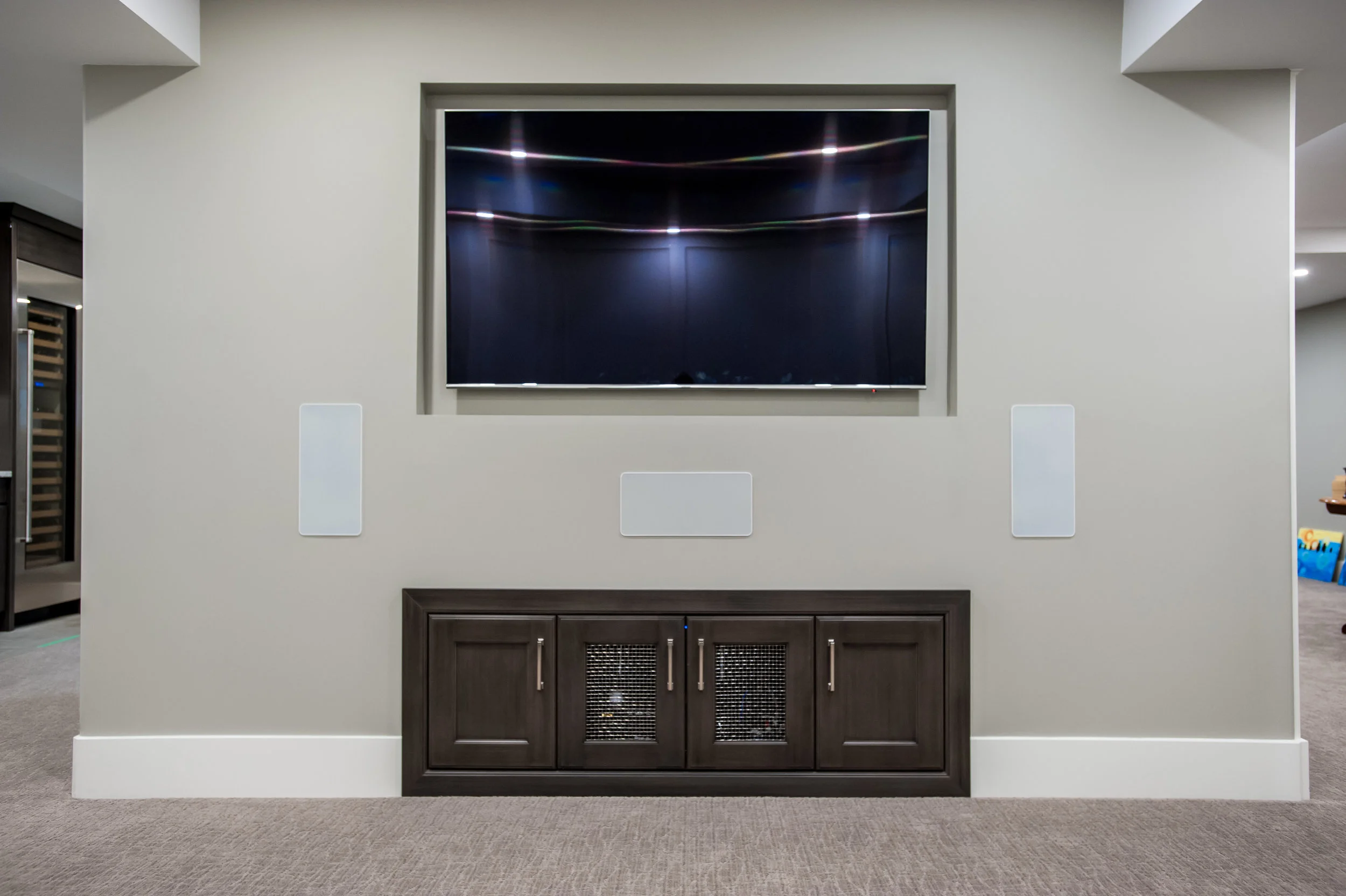25 Basement Remodeling Ideas & Inspiration Basement Tv Built Ins