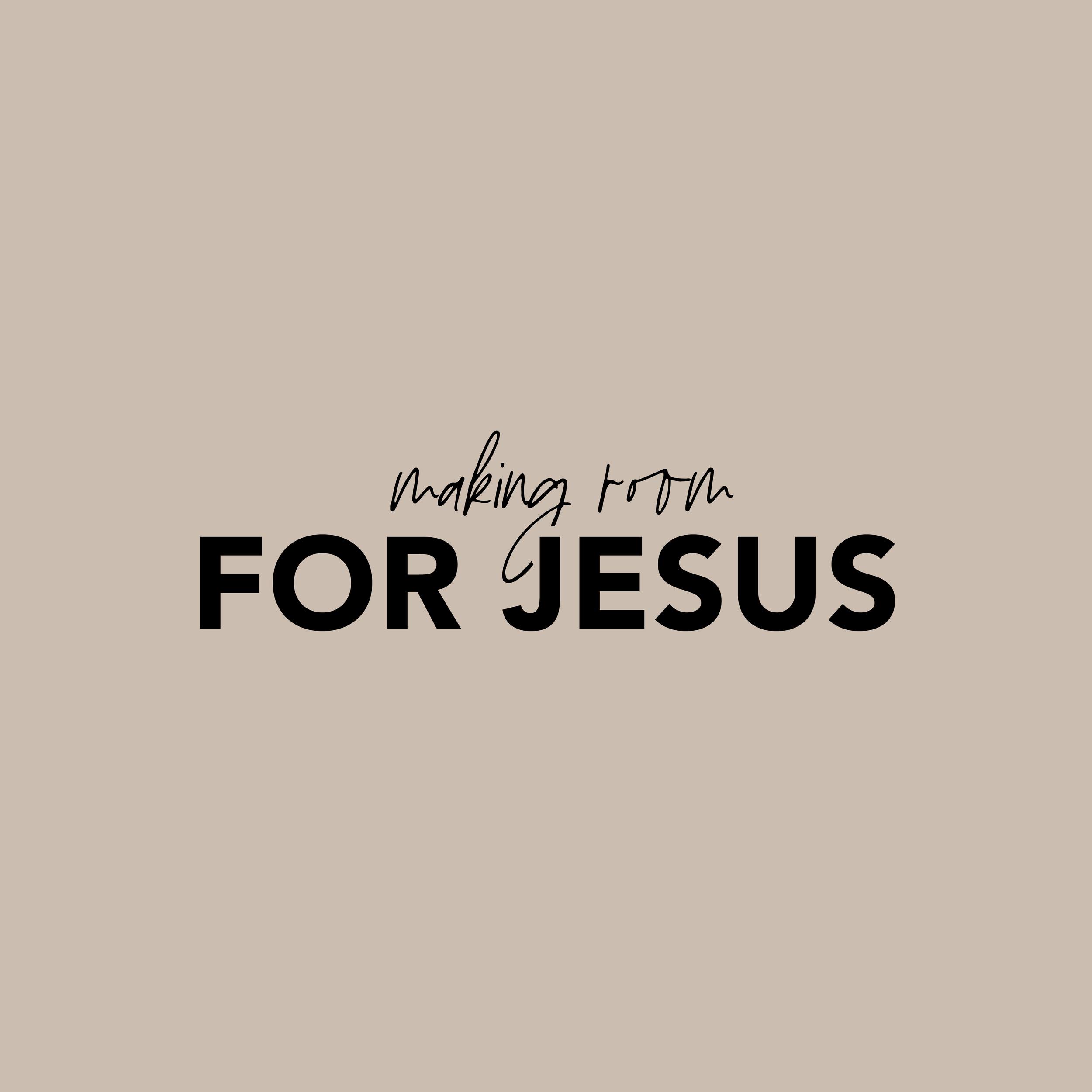 Making Room In Your Rest