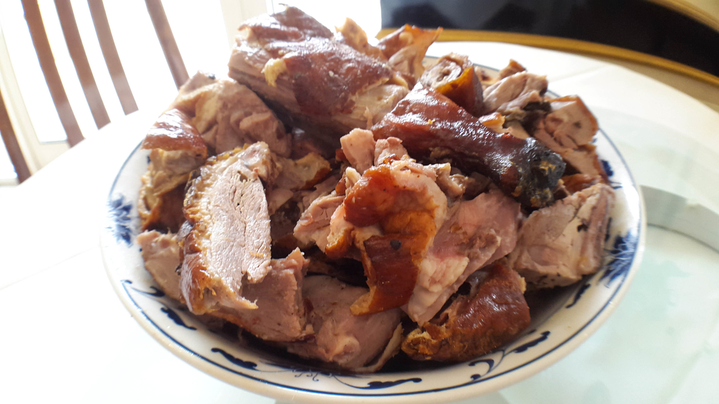  Half a Chinese Roast Duck. If you&nbsp;read my previous recipe, you'll find some recommendations of where to&nbsp;find the best roast duck in London. 