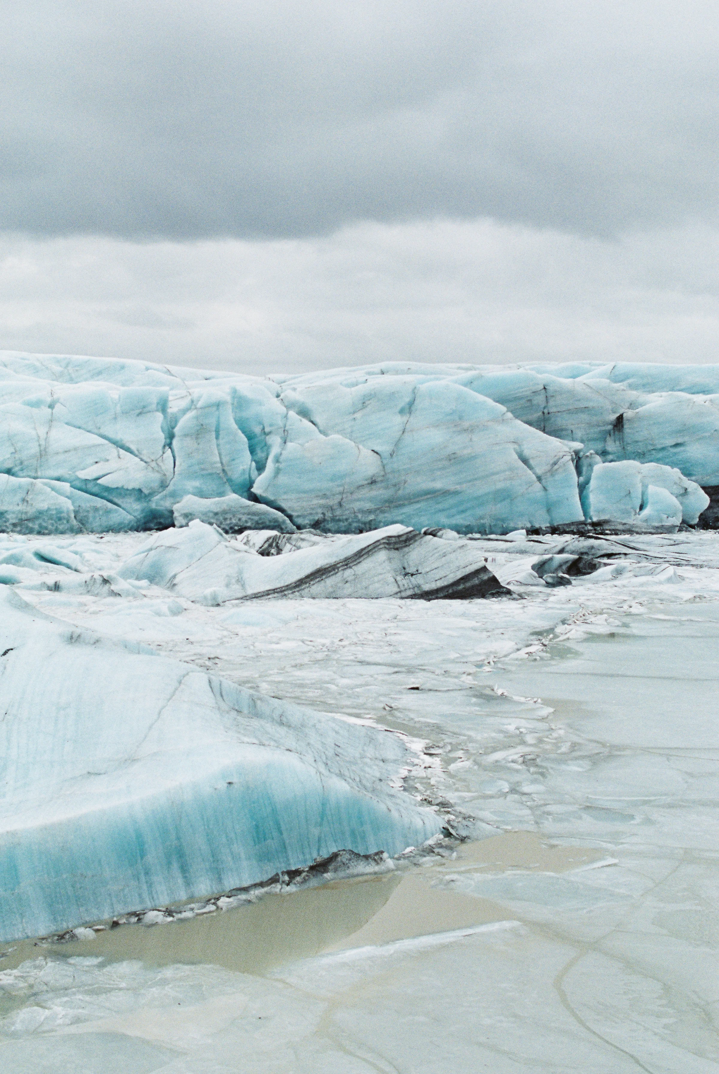 Brandon Sampson Photography. Vatnajökull Iceland. Film Photography