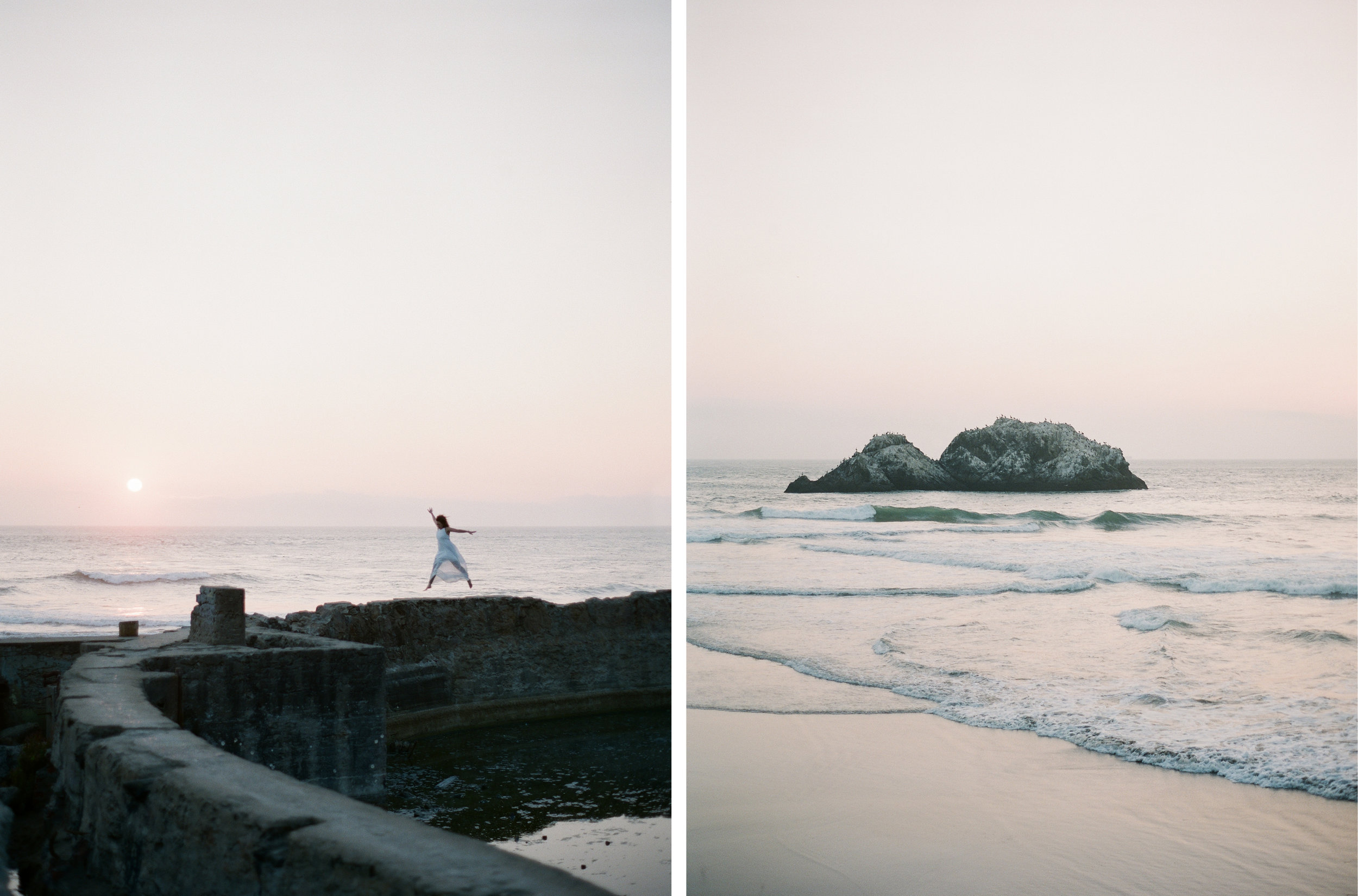 Brandon Sampson Photography. Sutro Baths Portrait. San Francisco, California. Film Photography.