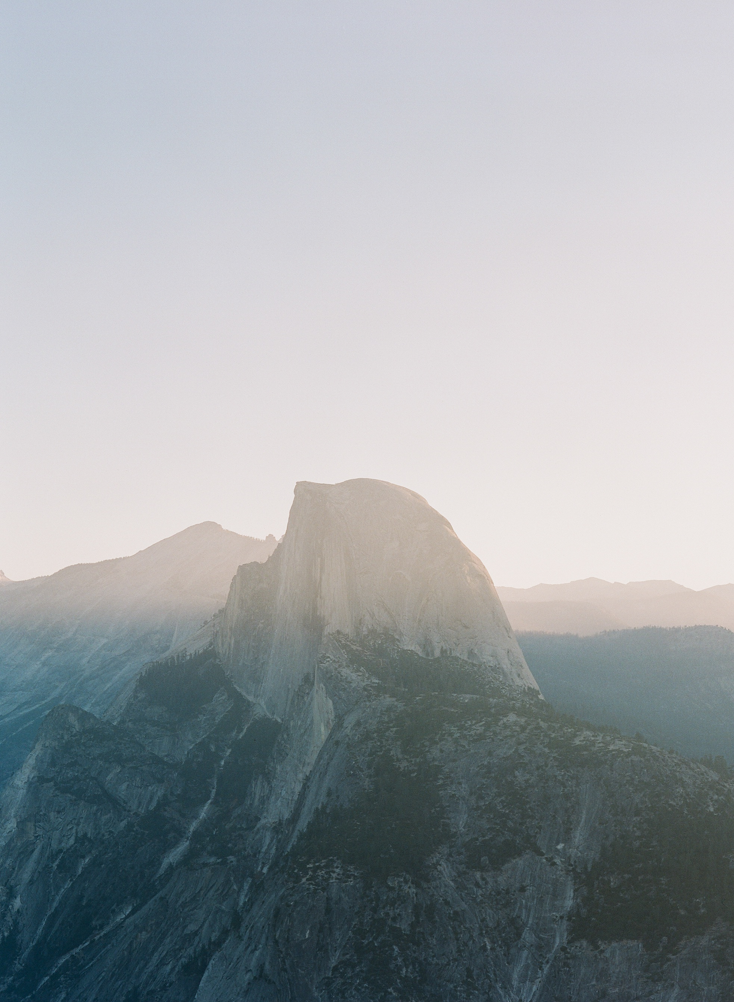 Half Dome Sunrise, Smoke