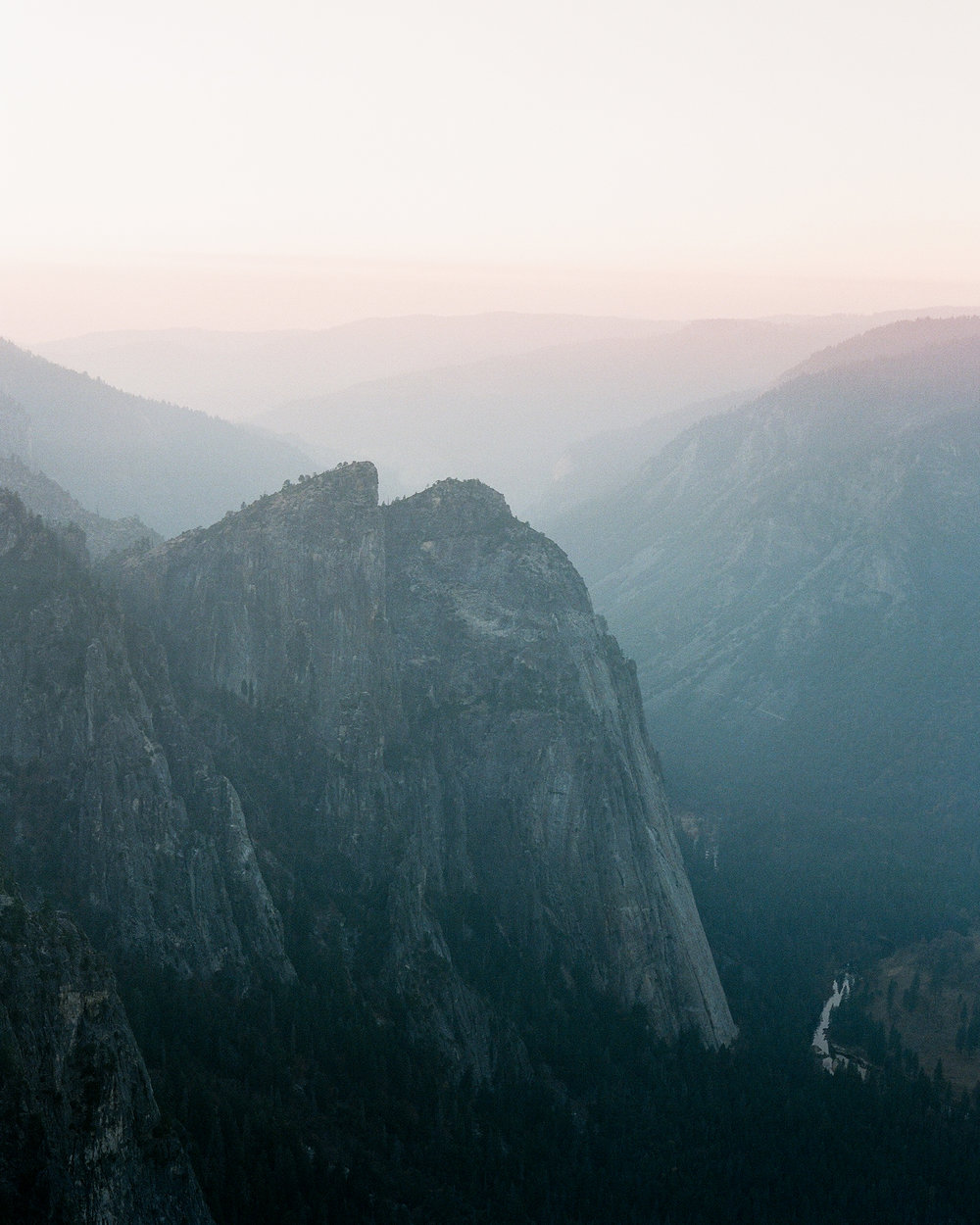 Sunset From Taft Point, Smoke