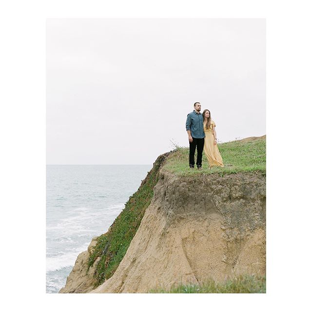 Home on the California coast ⋮ Looking forward to C&amp;A&rsquo;s Southern California wedding next month!
⋮
 #ishootfujifilm #richardphotolab
⋮
⋮
#fuji400h #filmphotographer #engaged #contax645 #engagementphotographer
#sfweddingphotographer #filmisno
