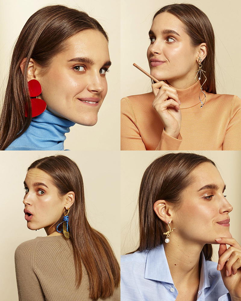 Statement Earrings photographed by F. Martin Ramin