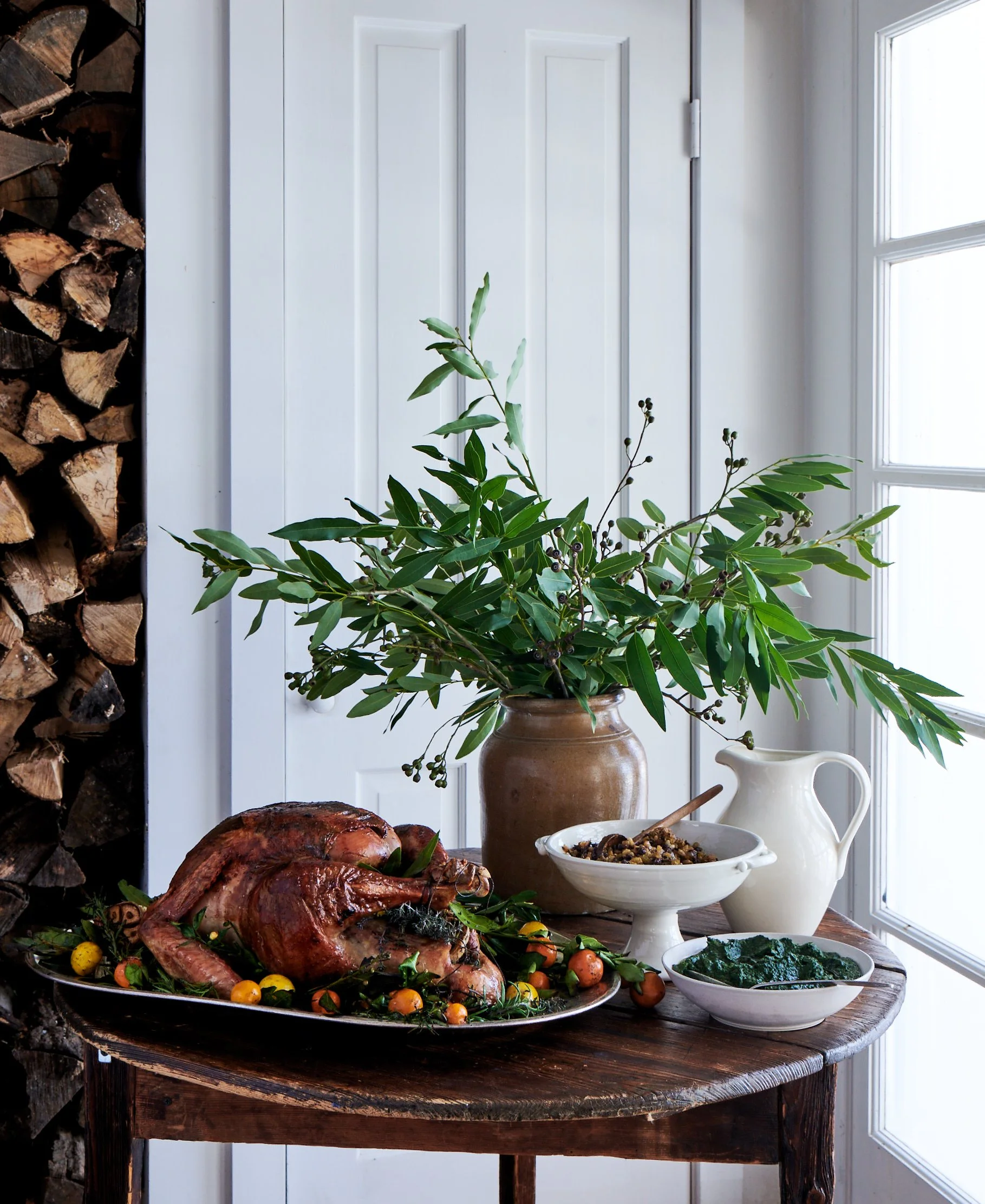 Thanksgiving with Clare de Boer photographed by Murray Hall