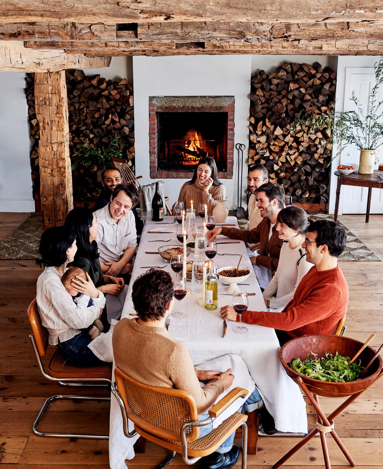Thanksgiving with Clare de Boer photographed by Murray Hall