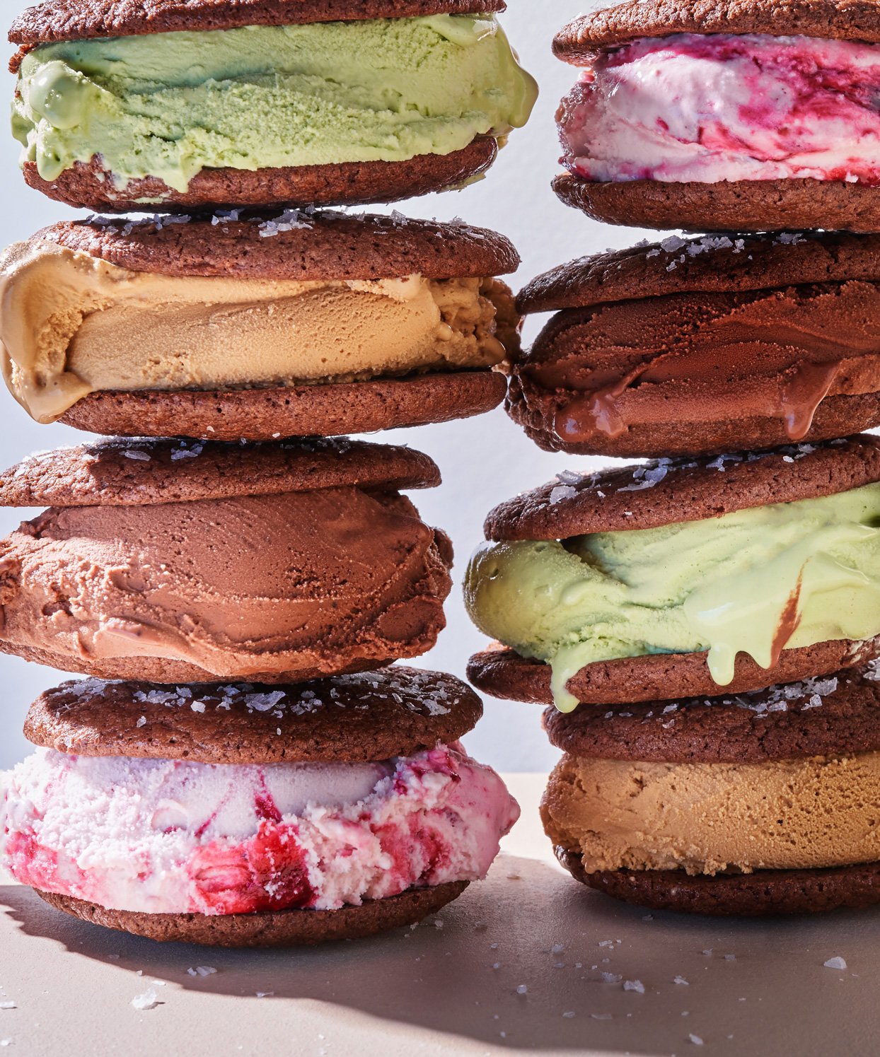 Ice Cream Desserts photographed by Con Poulos