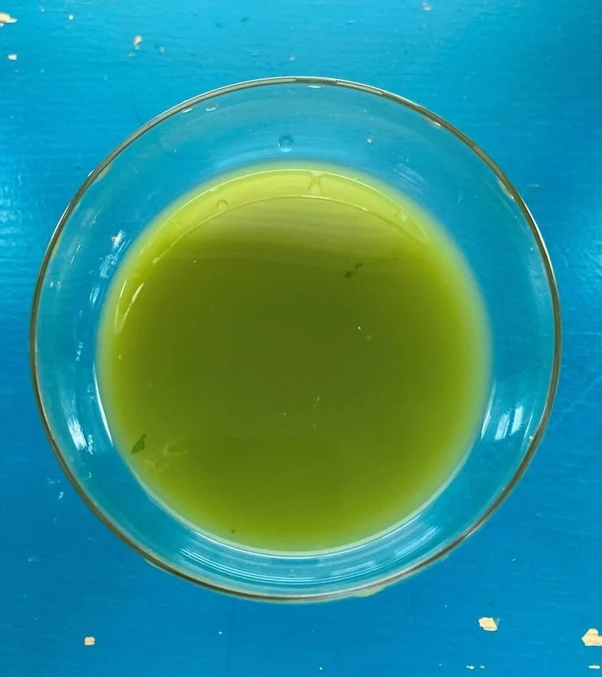 Our dear friends gave us some delicious Romaine lettuce grown in their garden. It was so flavorful, I had to try it in a juice. I like to juice in the summer because it&rsquo;s such a great source of nutrients and electrolytes. It helps our skin and 