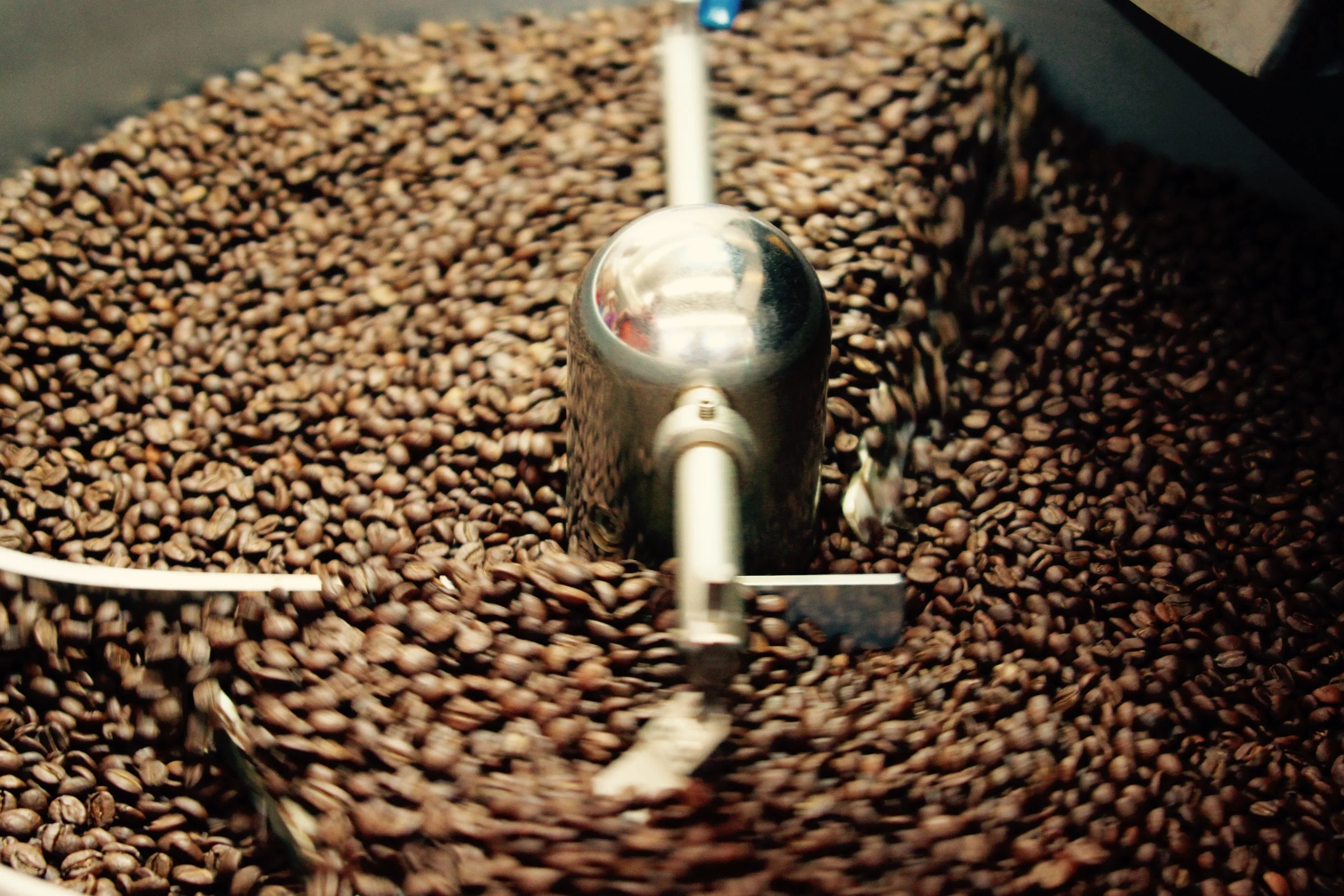 That smell of freshly roasted coffee beans.