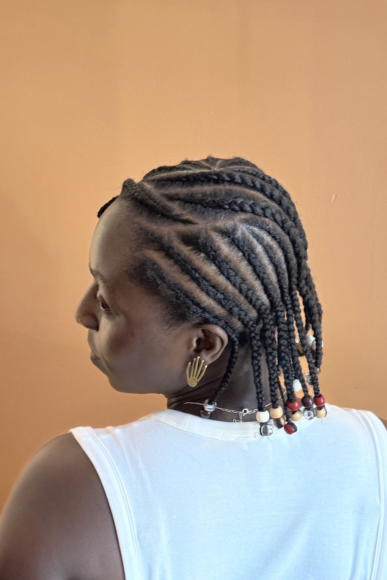 Creative Cornrows (on Dry Hair)
