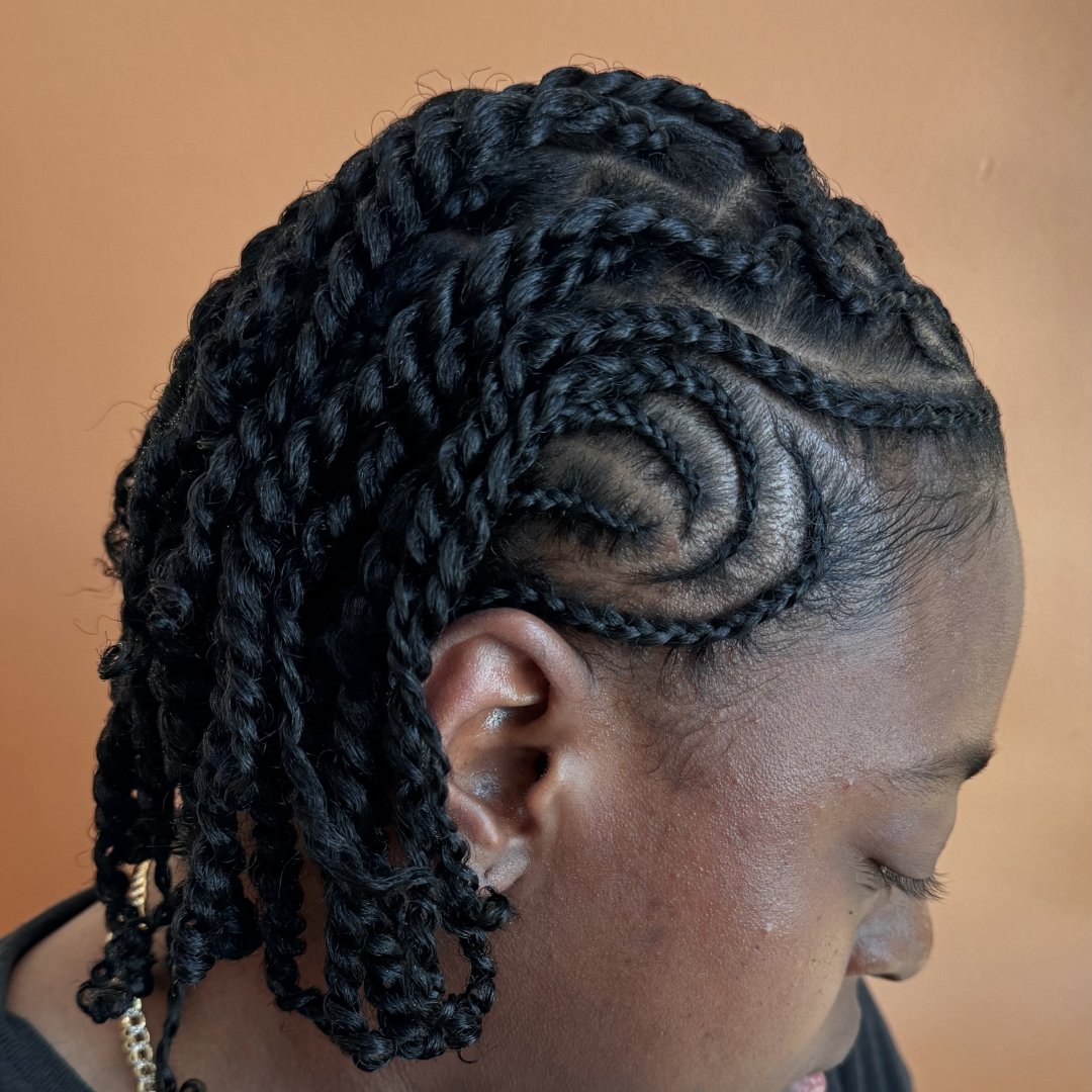 Combination Style (on Wet Hair)