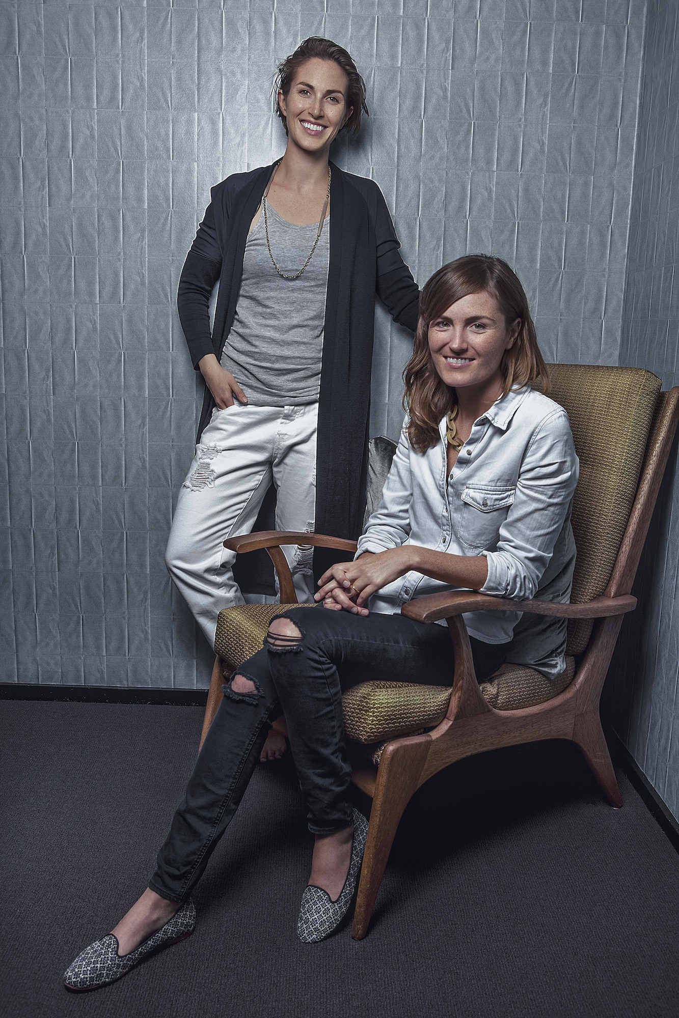 Julia and Miriam Grundy - owners of Sunday Tracker