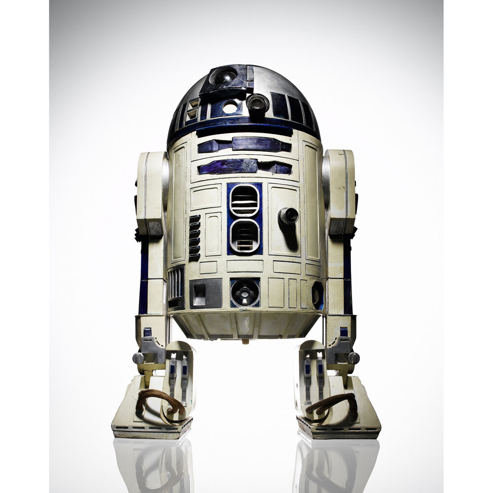 R2-D2 large scale photograph of the original droid from Star Wars movie  series