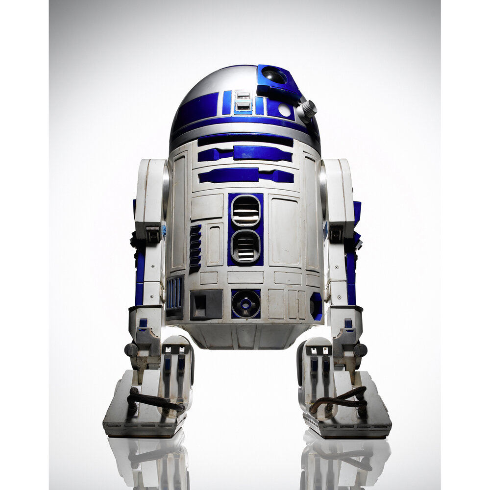 R2 D2 Large Scale Photograph Of Original Droid From Star Wars Movie Series