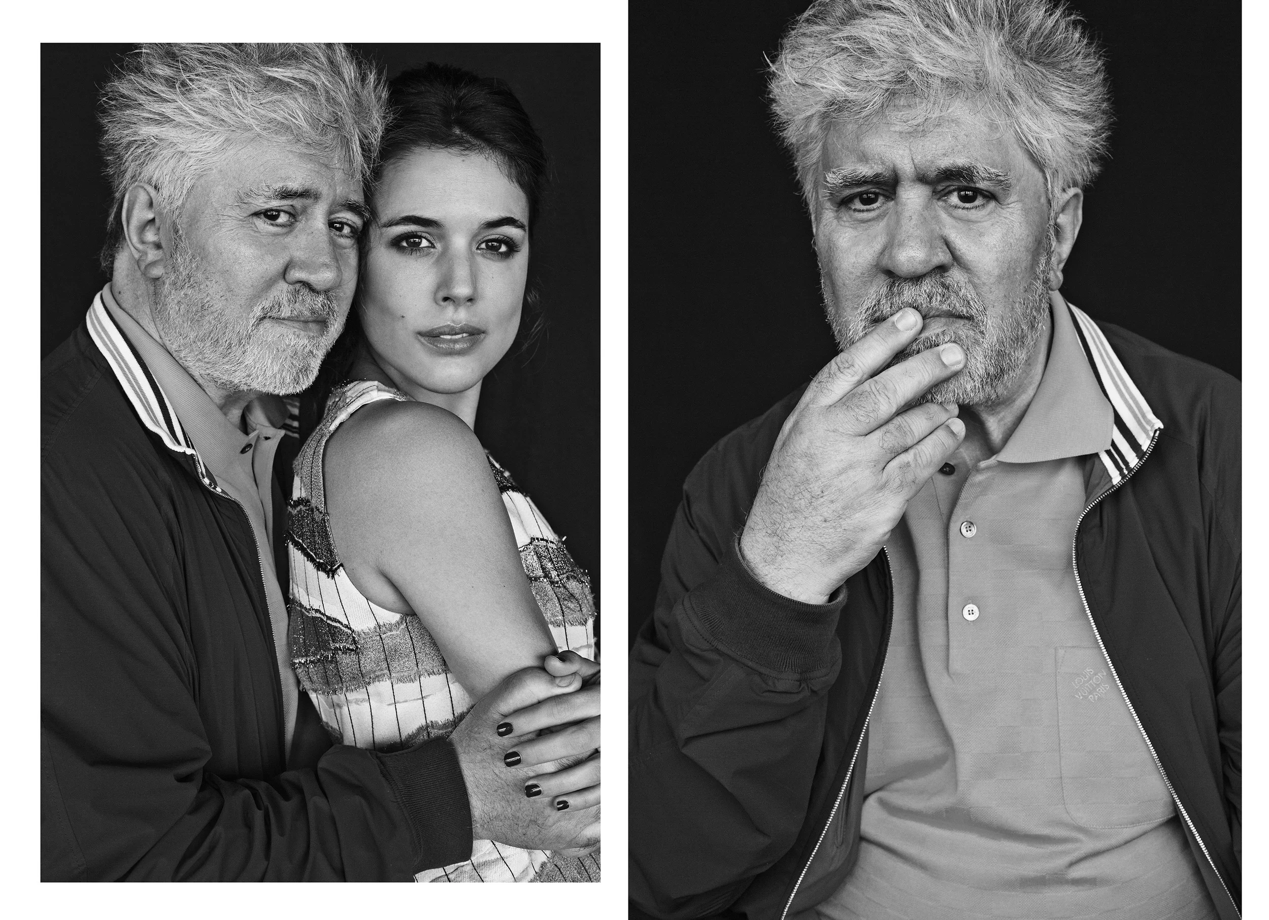 pedro almodovar, adriana ugarte / W magazine