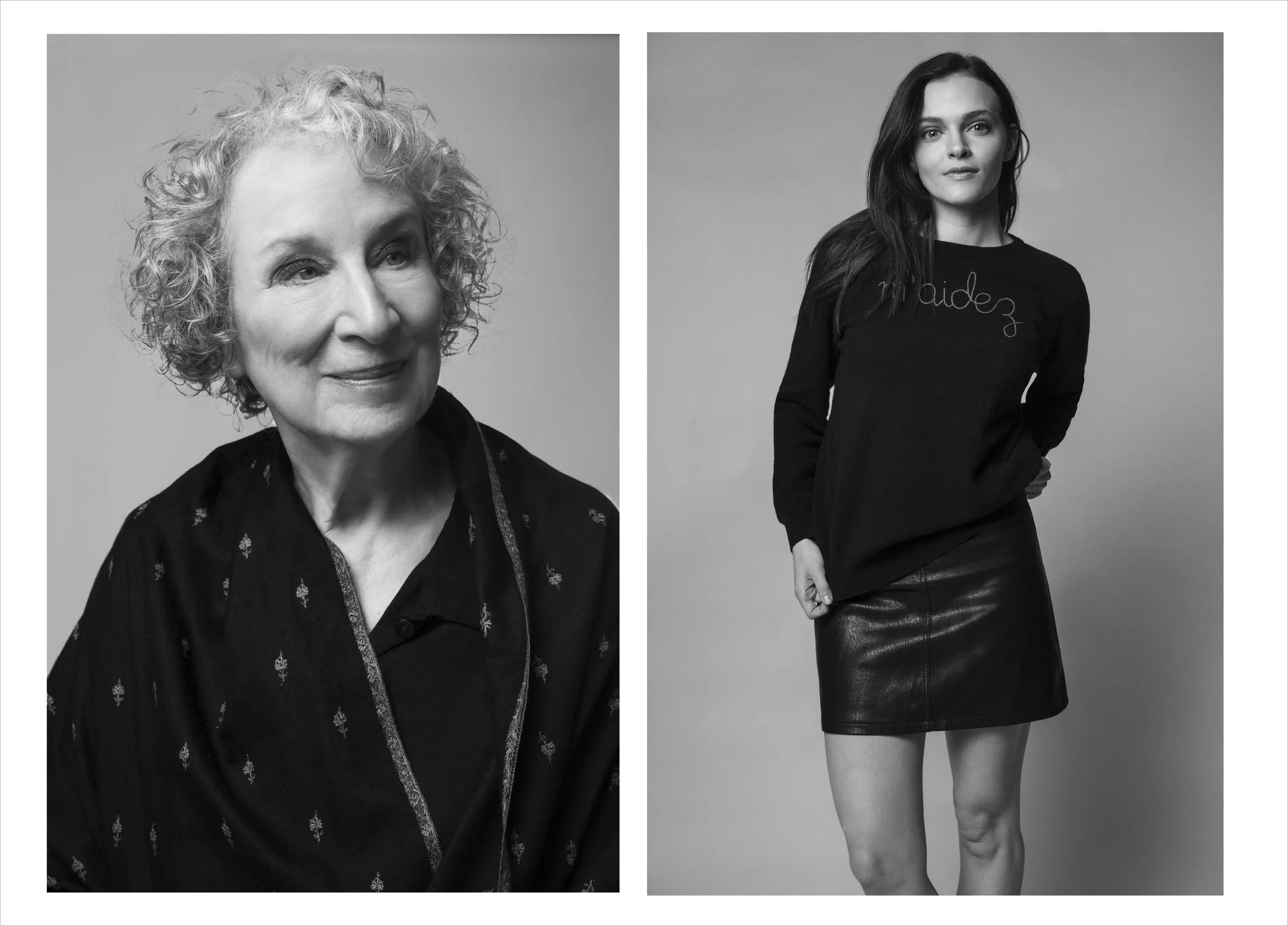 Margaret Atwood & Madeline Brewer / W magazine