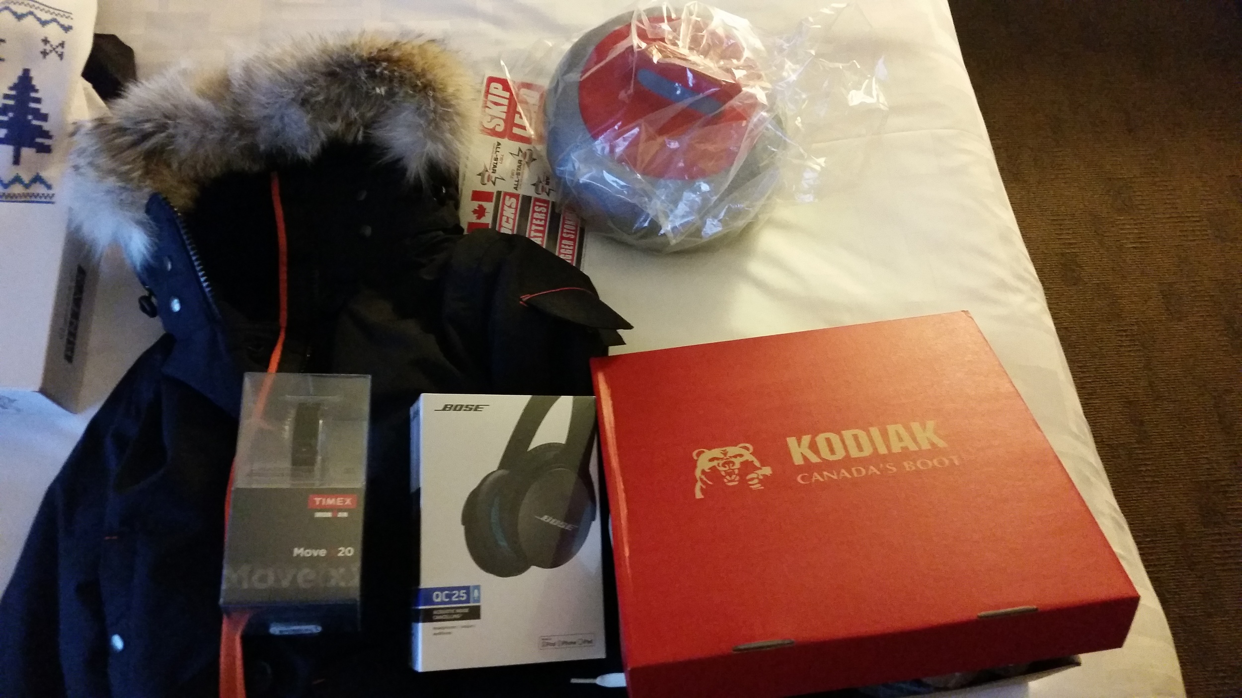 All the Great Swag We Received at the TSN Pinty's All-Star Skins Game
