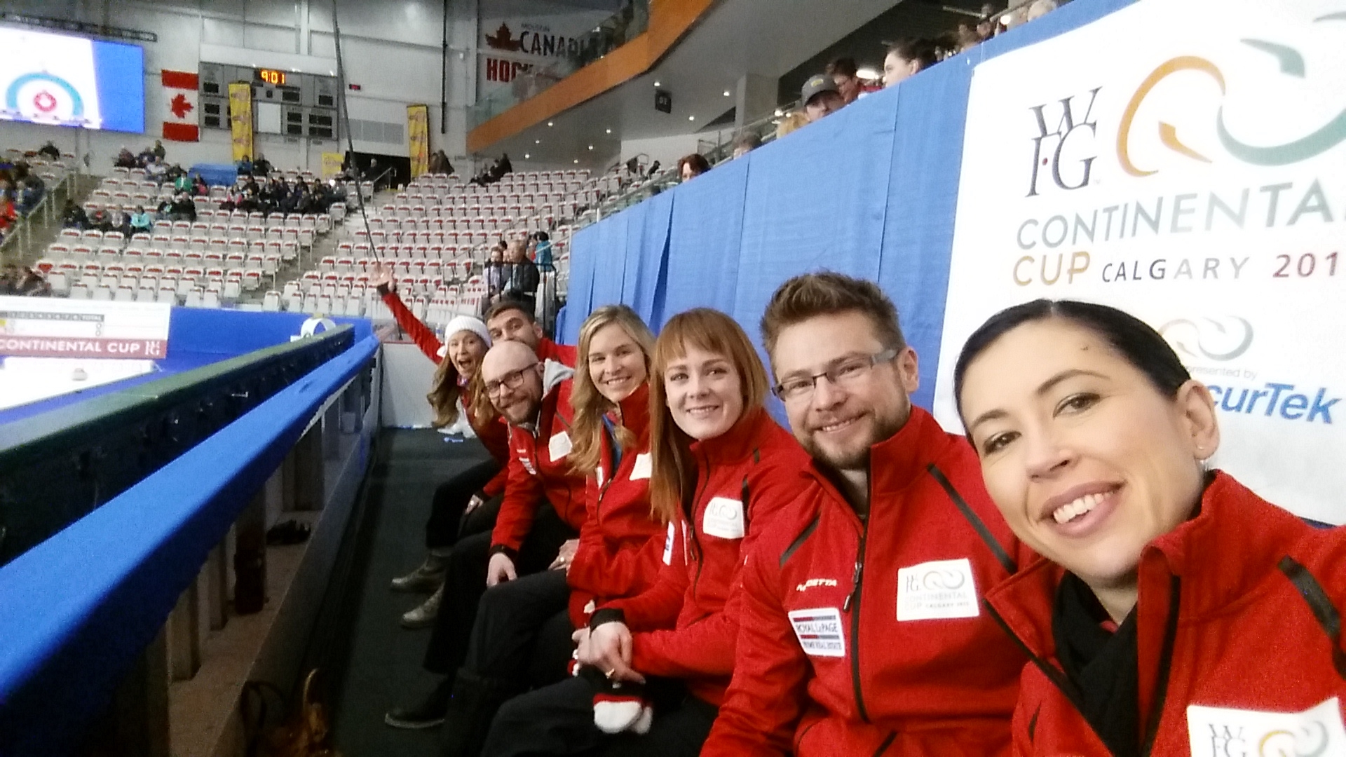 Being part of Team Canada at the WFG Continental Cup means cheering loud from the bench