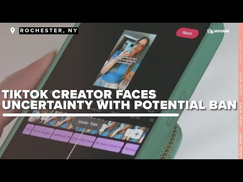 Rochester TikTok Creator faces uncertainty as house bill threatens nationwide ban