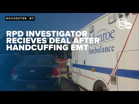 EMT handcuffed by RPD investigator on camera, EMT's attorney speaks on disciplinary deal