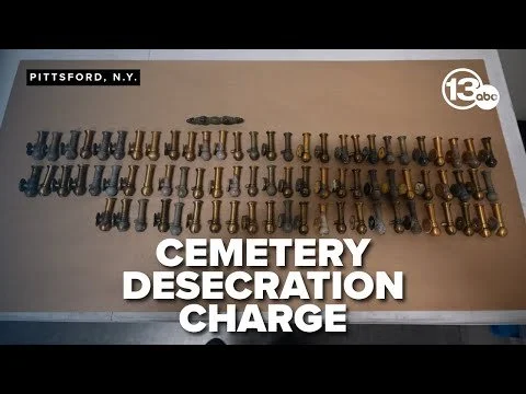 Felon steals bronze vases from cemetery, tries to scrap them, police say