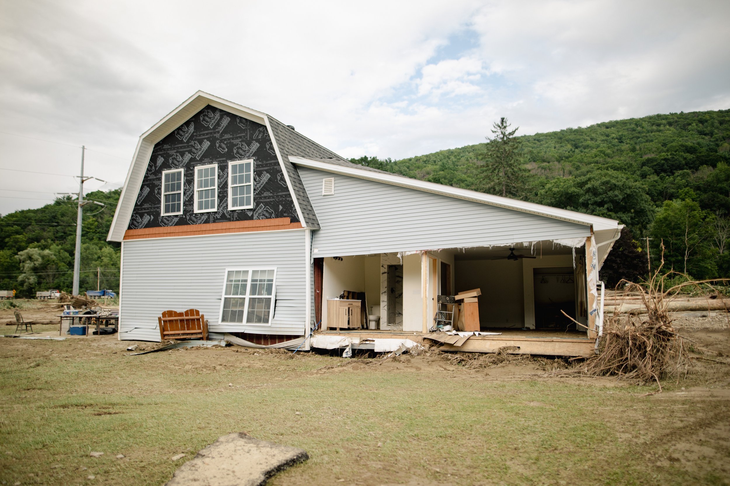  The remnants of Tropical Storm Debby swept through the Canisteo Valley in the Southern Tier Region of New York State on August 9th, 2024, causing an estimated $50M of damage as county workers and neighbors were still rebuilding from Tropical Storm F