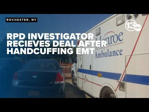 EMT handcuffed by RPD investigator on camera, EMT's attorney speaks on disciplinary deal