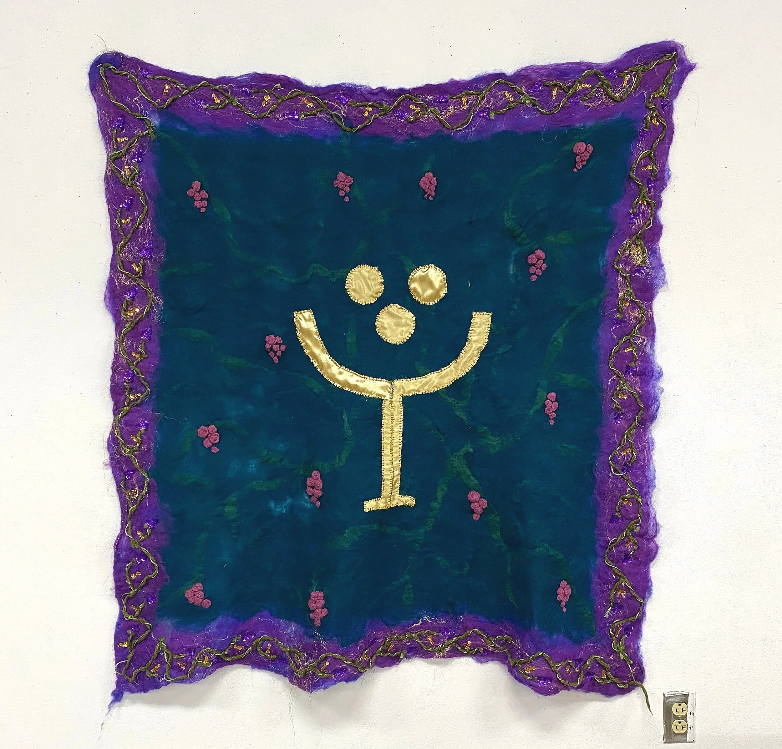 WET FELTING, EMBROIDERY and APPLIQUÉ