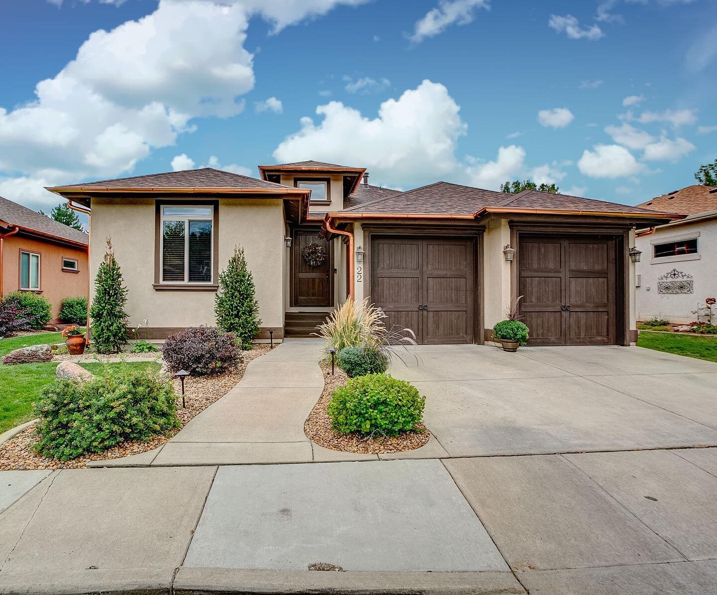 Fort Collins luxury patio home has amazing woodwork, built-ins, and even a theater. See Mary Ann Ozmina for details