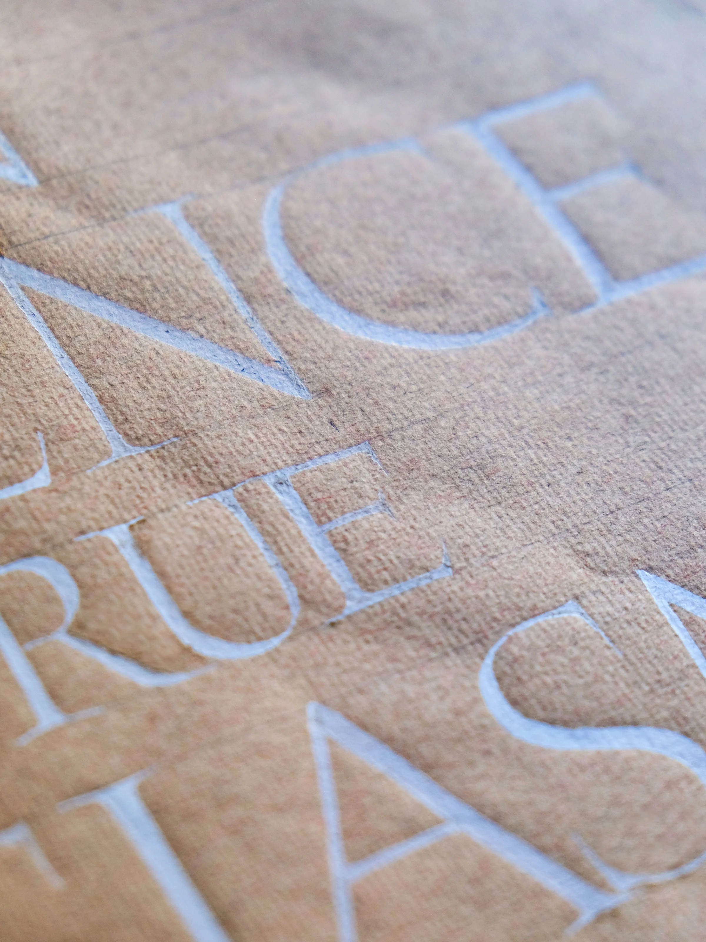 Roman Capitals Calligraphy Quote
