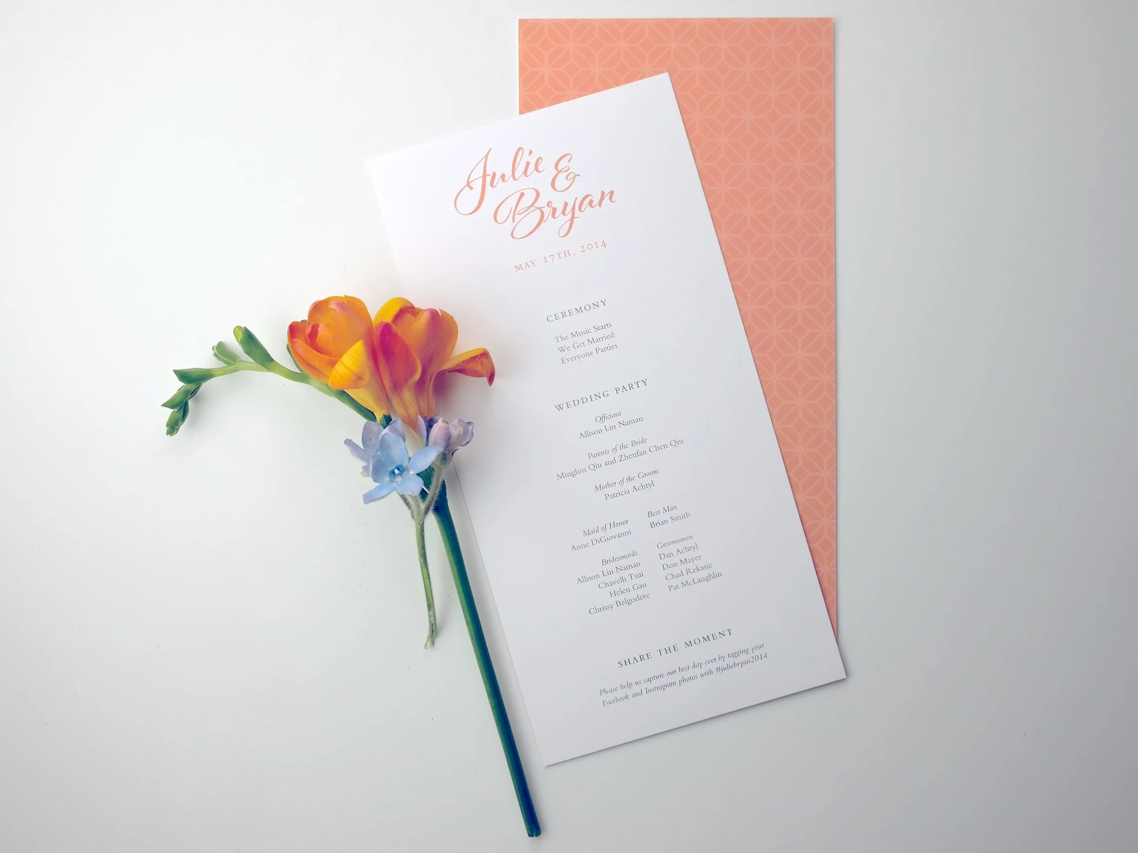 Ceremony Program