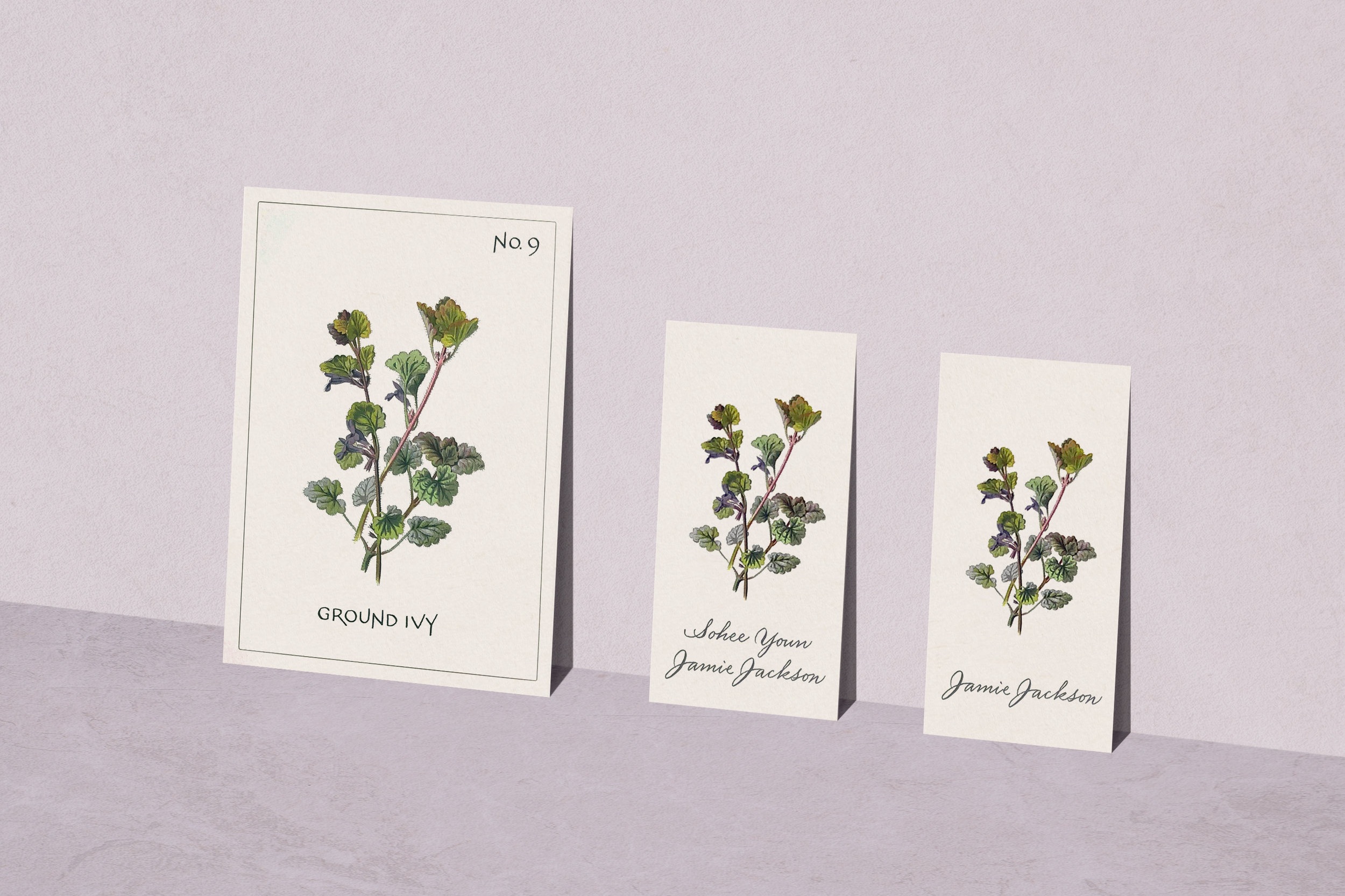 Botanical Wedding Place Cards and Signage by chavelli.com