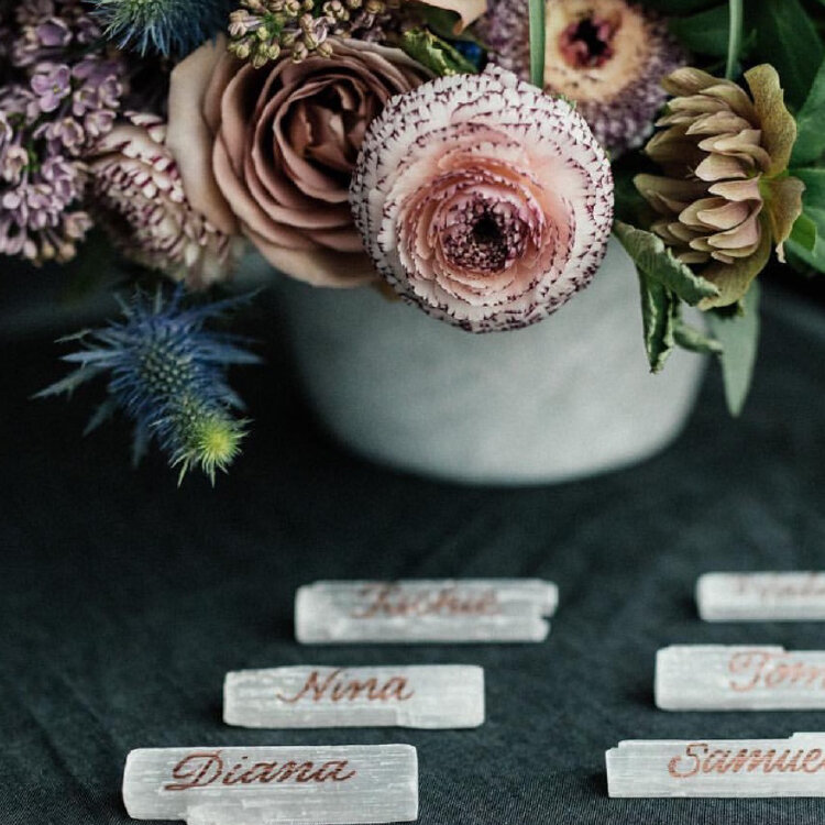 Crystal Wedding Event Place Cards