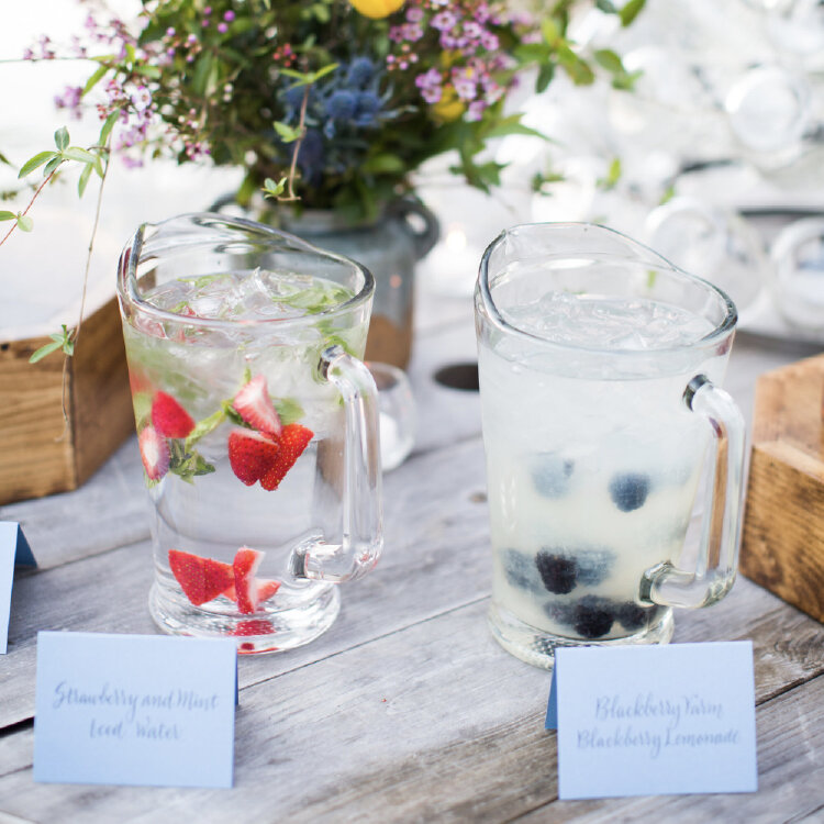 Wedding Sign : Drink Tent Cards in Calligraphy