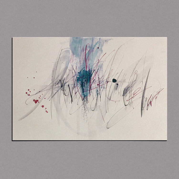 Layout : Gestural Calligraphy Series