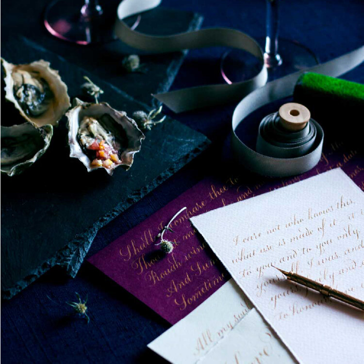 Calligraphy Love Letter Layout