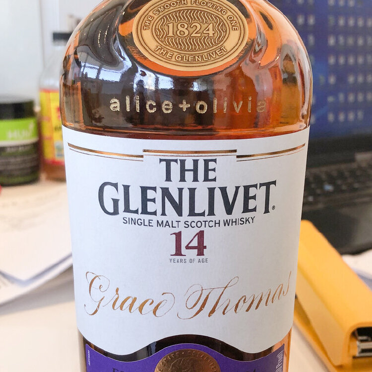 Brand Event : Customized Glenlivet bottles for Alice + Olivia