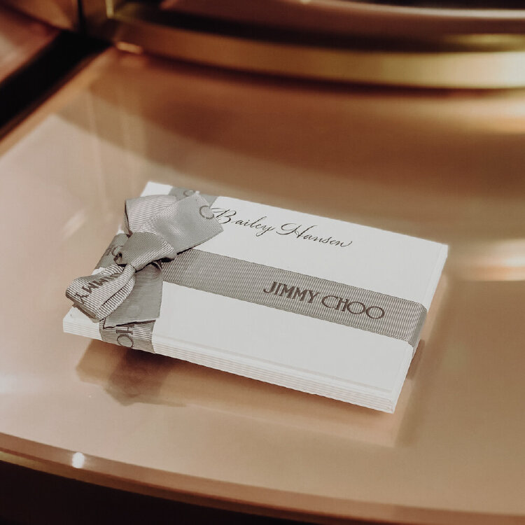 Jimmy Choo Event : Customized Brand Stationery Sets 