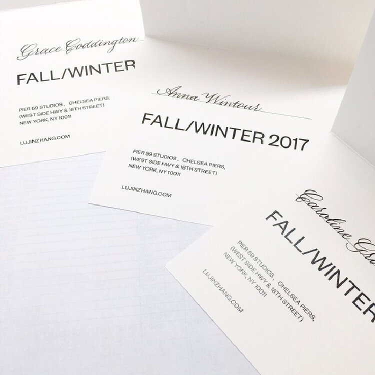 NY Fashion Week Invitations