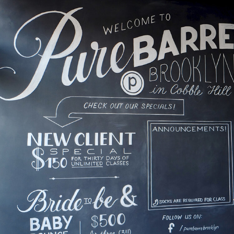 Brand Sign : Pure Barre Cobble Hill