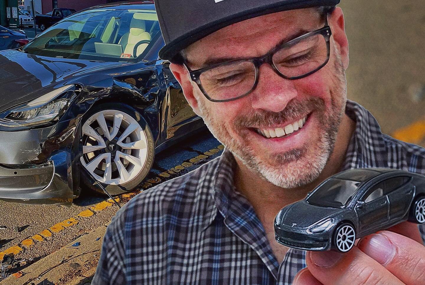 Richmond friends all know Jason Lefton and his laser artistry at Big Secret. Many know that he was a Tesla Model 3 early adopter. IDK if everyone knows it was recently totaled. He&rsquo;s ok. Today, in a new You Tube video, I make him a custom Hot Wh
