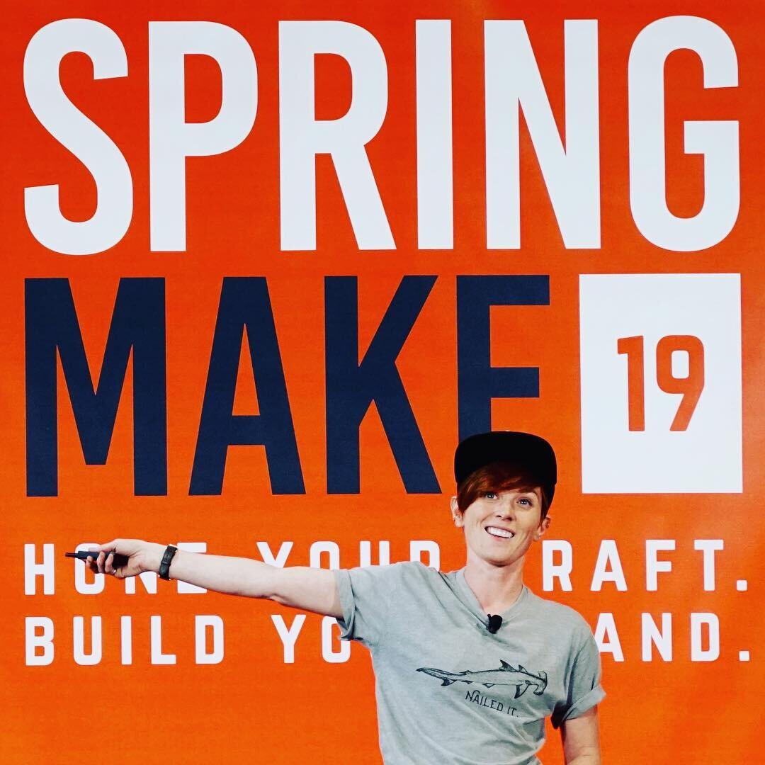 I can&rsquo;t believe it&rsquo;s been a week already since I was able to breakaway at the last minute and get to @springmake . We heard from the irrepressible @therealtamararobertson who illuminated the accelerating shift in the broadcast space away 