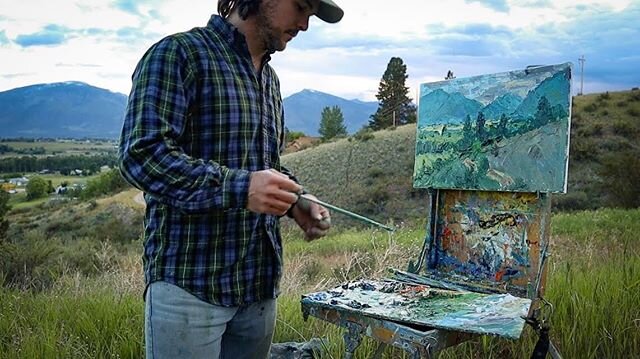 Link in bio to a new full length demo video from the first session on this painting. So far I&rsquo;ve painted three different views from this exact same spot, and there&rsquo;s certainly a few more to do as well. .
.
.
#pleinair #oilpainting #finear