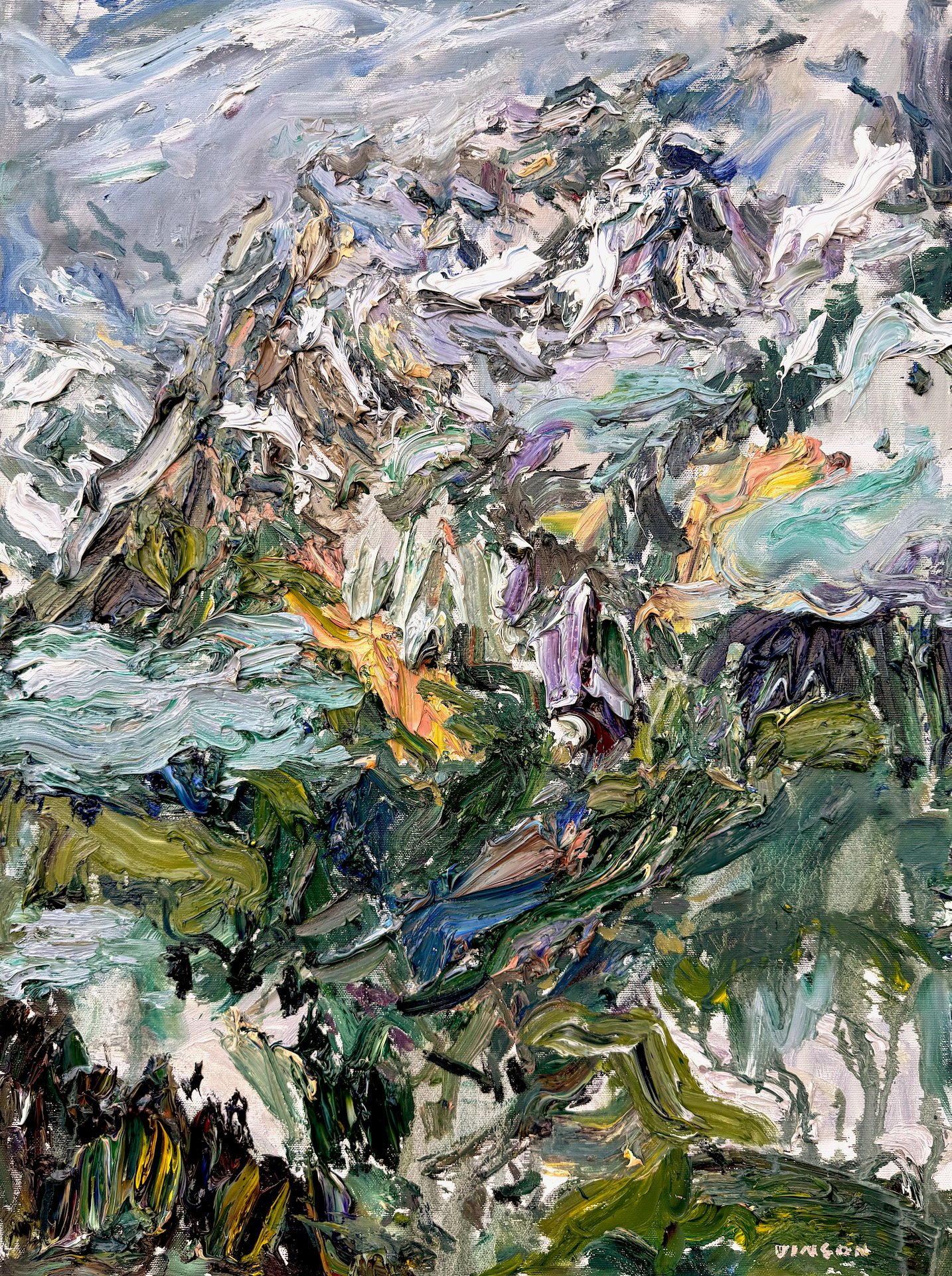 In the Passing Clouds, 80x60cm