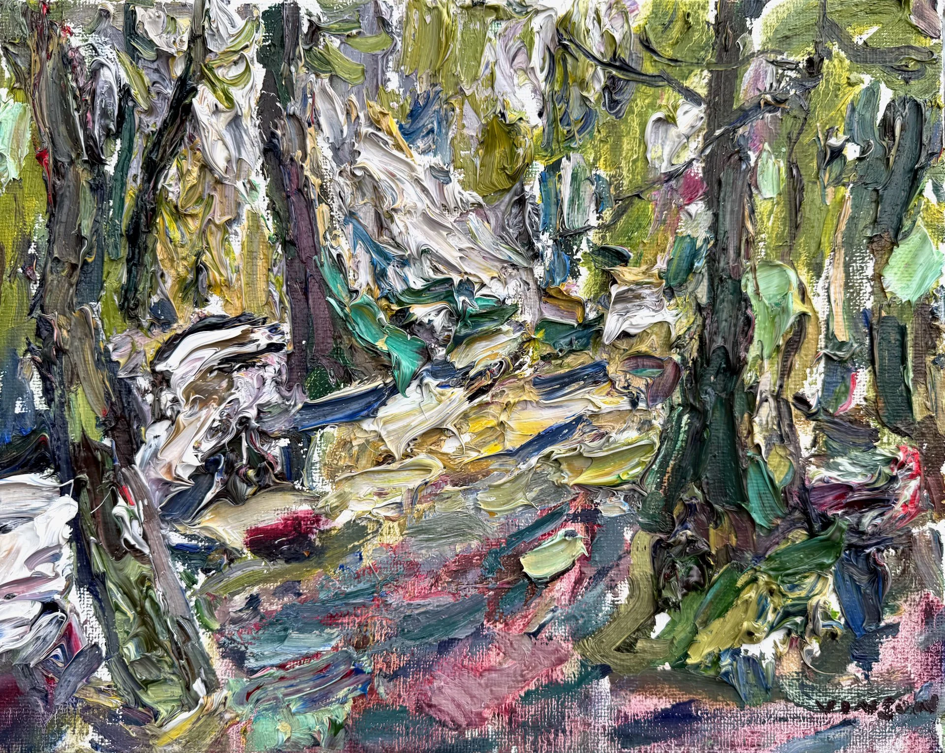 The Forest and the Waterfall, 40x50