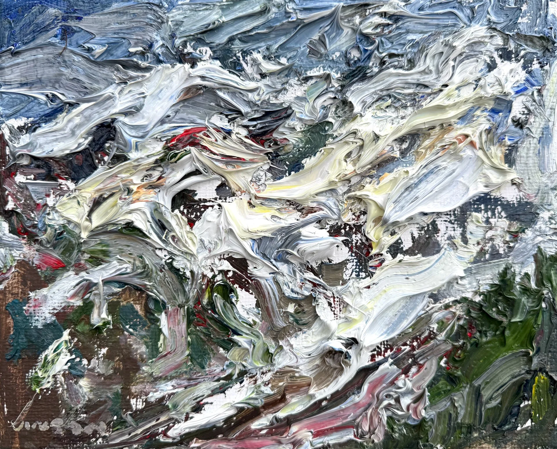 Mountain Top, 24x30cm