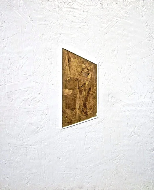 Glass Opus N. 1 paint and glass on panel 20"x24" 2012