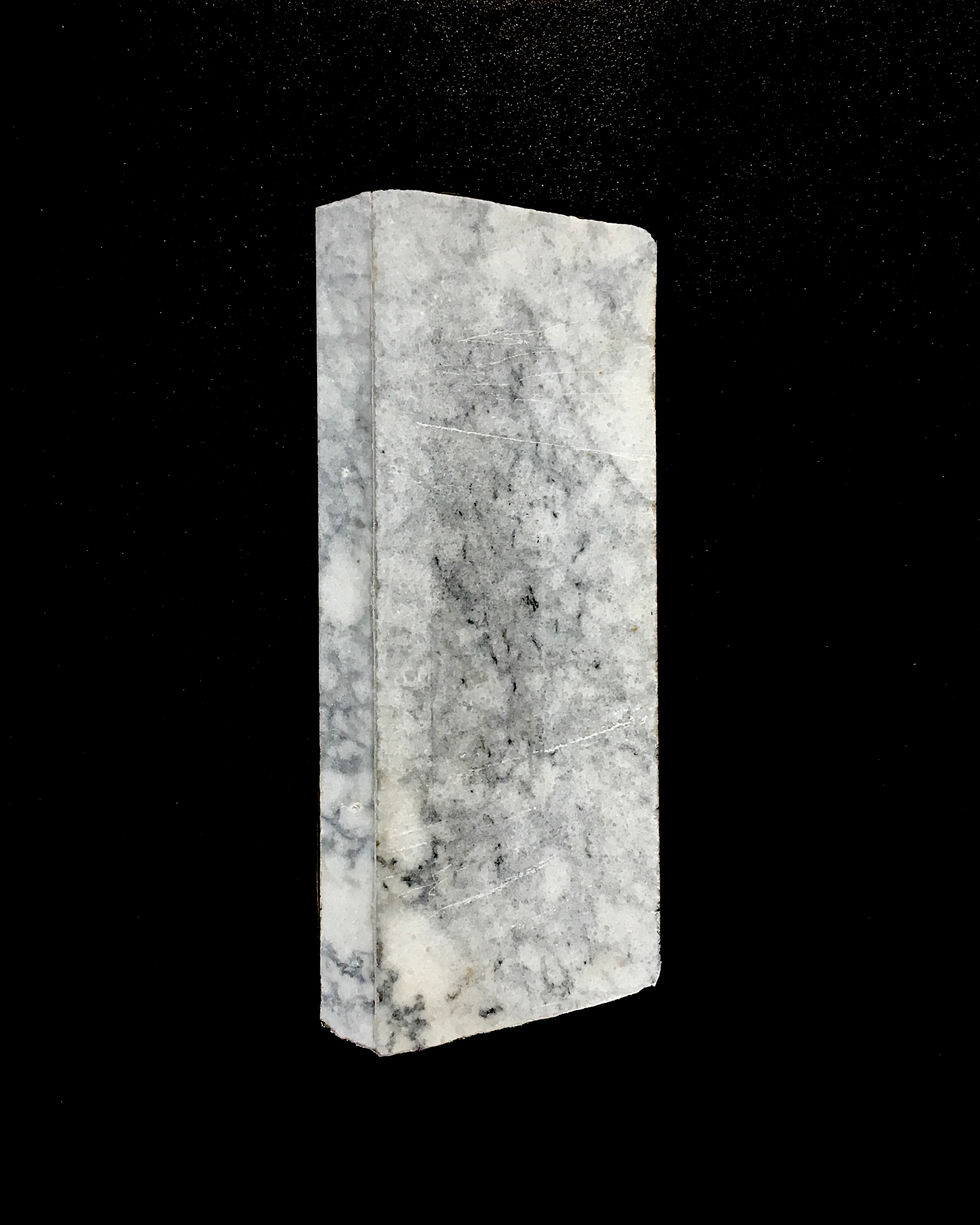Pantheon Found marble inlayed into painted plywood 20” x 16” 2018