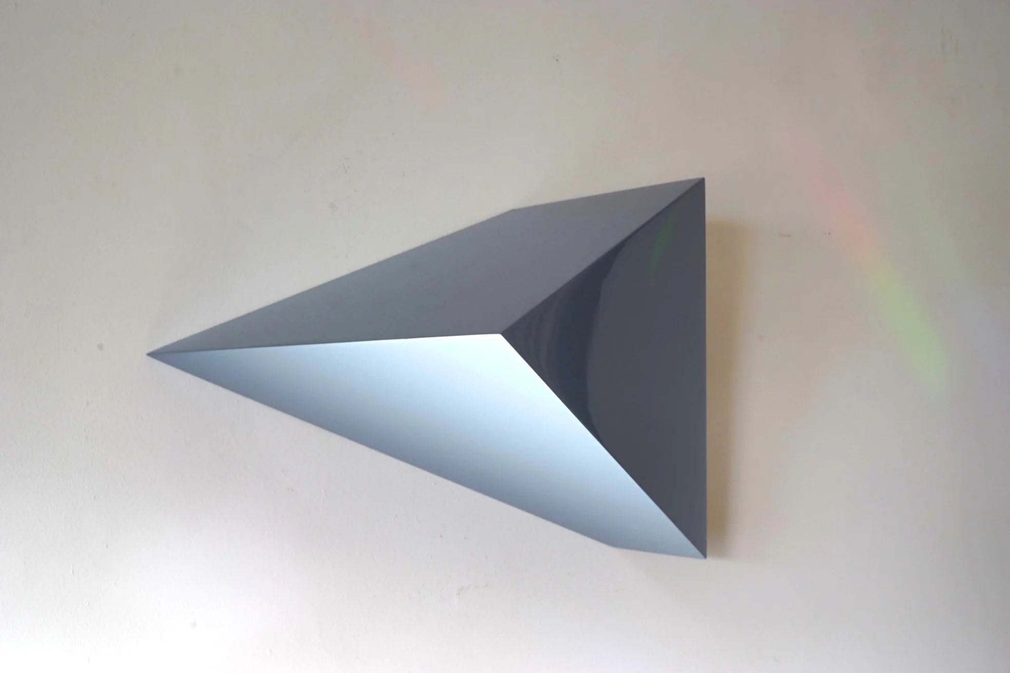   V8-B30   Plywood, Bondo, automotive paint.  18”x12”x13”  2025 